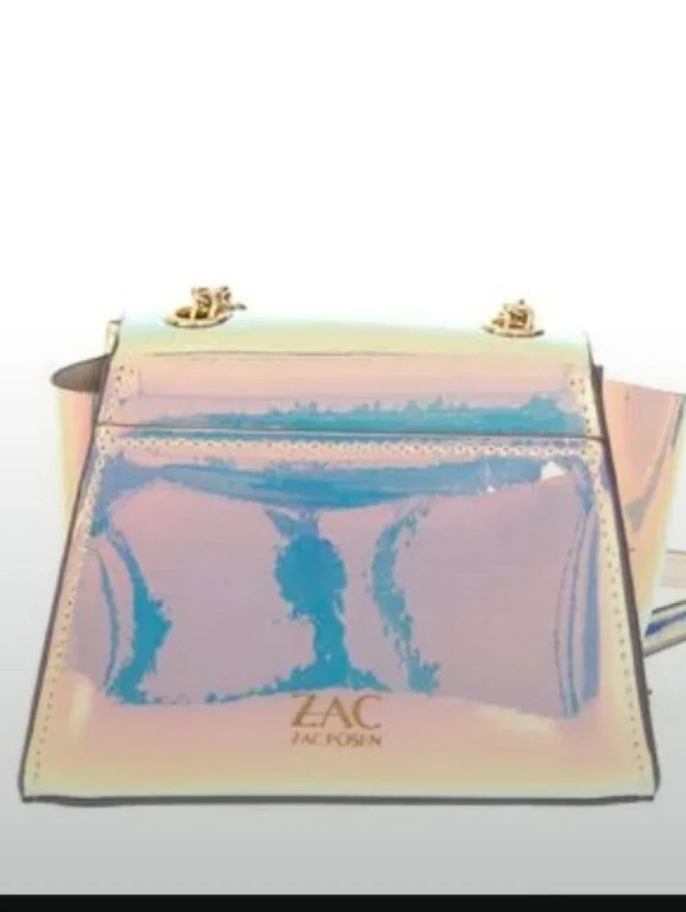 Zac Posen- Eartha Mini Chain Crossbody Bag (Iridescent π€) - Picture 6 of 7